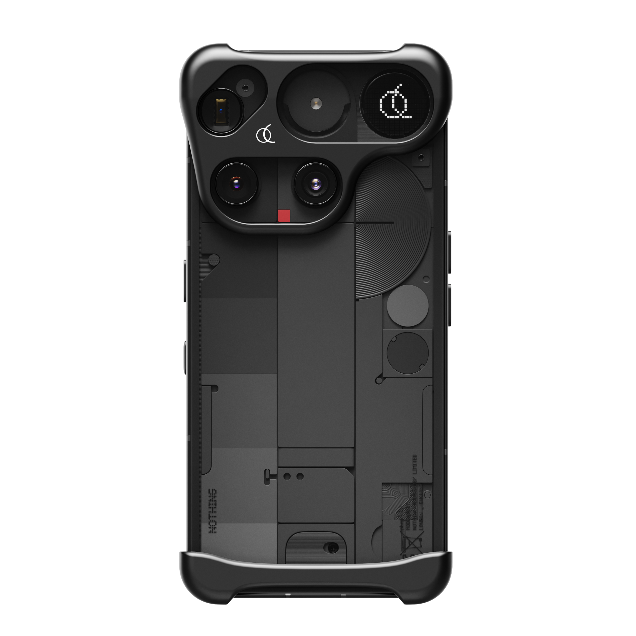Arc Pulse Case for Nothing Phone 3 - Aluminum Matte Black Arc Pulse Case for Nothing Phone 3 - Aluminum Matte Black