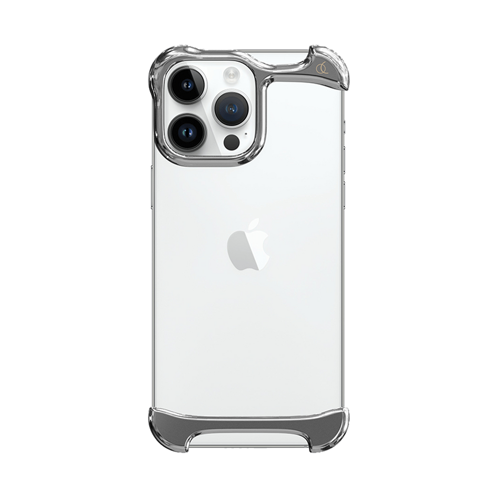 Tech Accessories - Aluminum Silver Case for iPhone 14 Pro