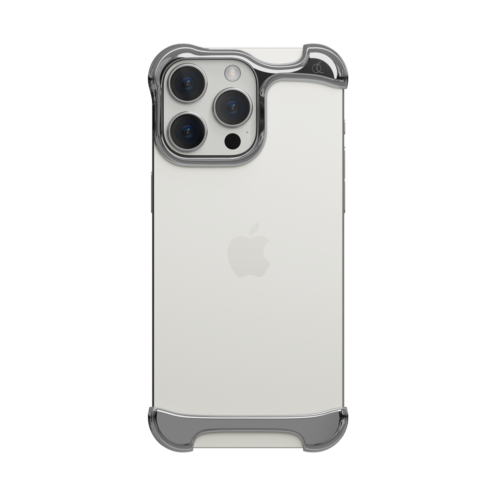 Aluminum iPhone 15 Pro Case, Silver