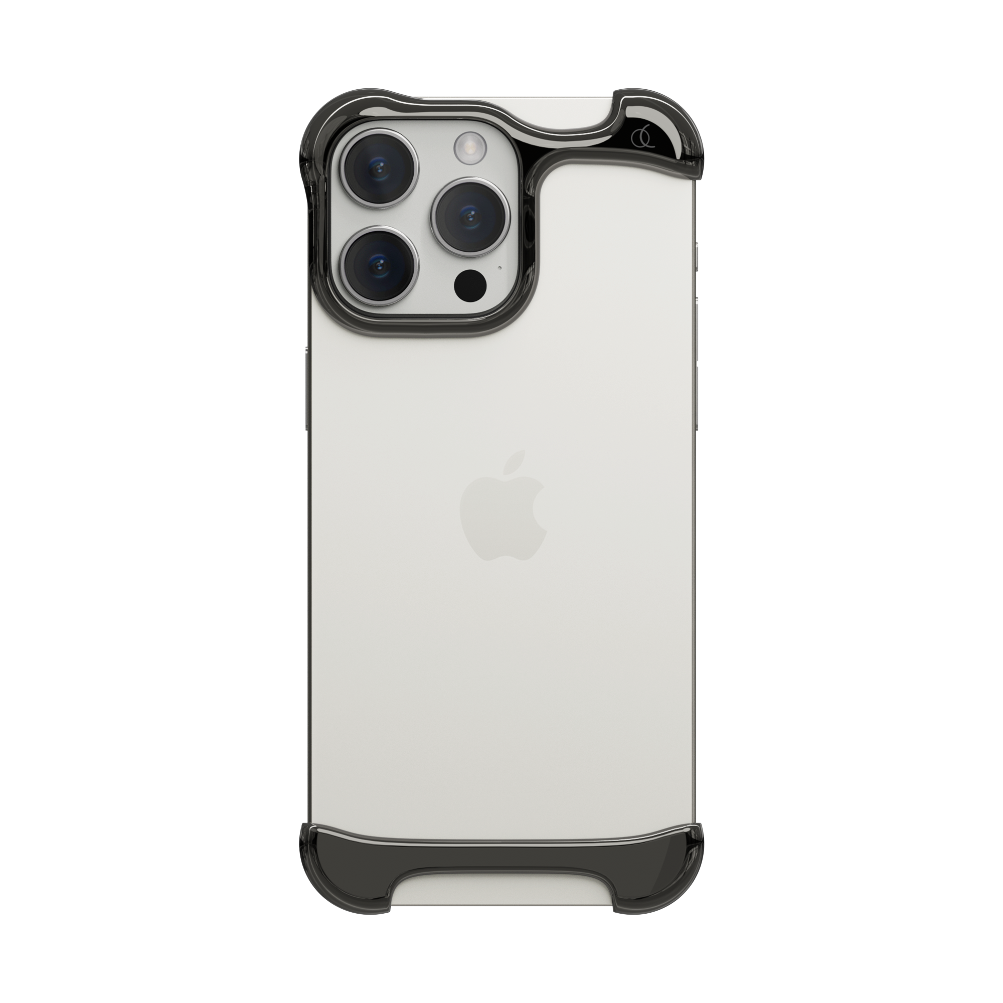 BingBongBoom Aluminum Metal Bumper Frame Case For IPhone 15 Pro Max Plus – Matte Clear Back