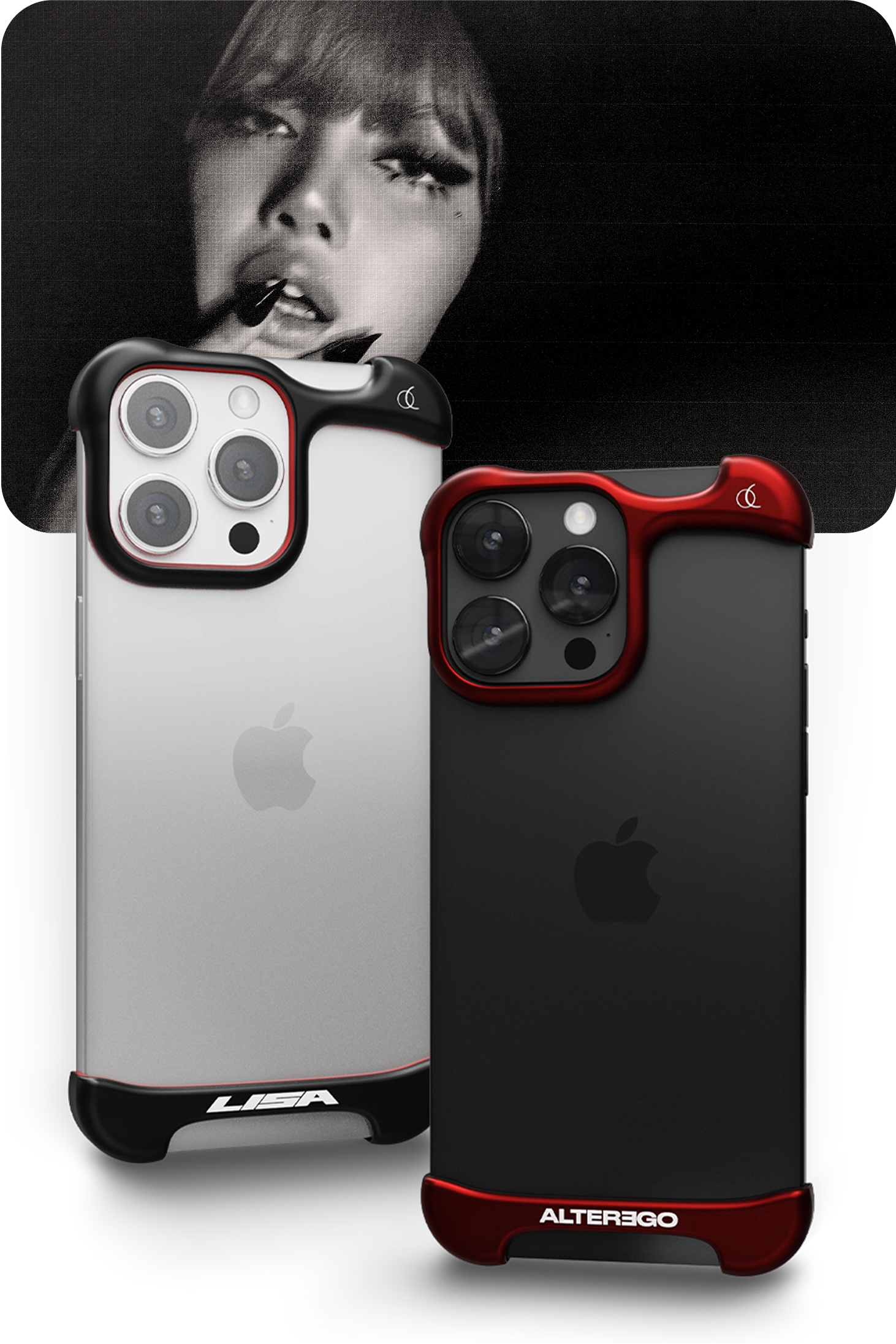 LISA X ARC iPhone 15 Pro CASE / BLACK